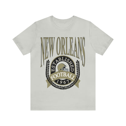 Throwback New Orleans Saints Crewneck - Vintage Style Louisiana Football Sweatshirt - Men's, Women's Design 1